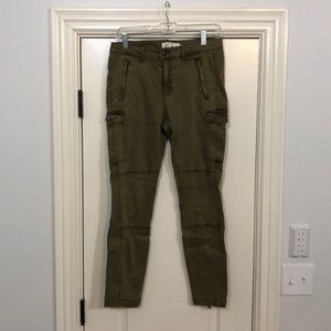 H&M—L.O.G.G. Label of Graded Goods, army green cargo pant, size 8 regular